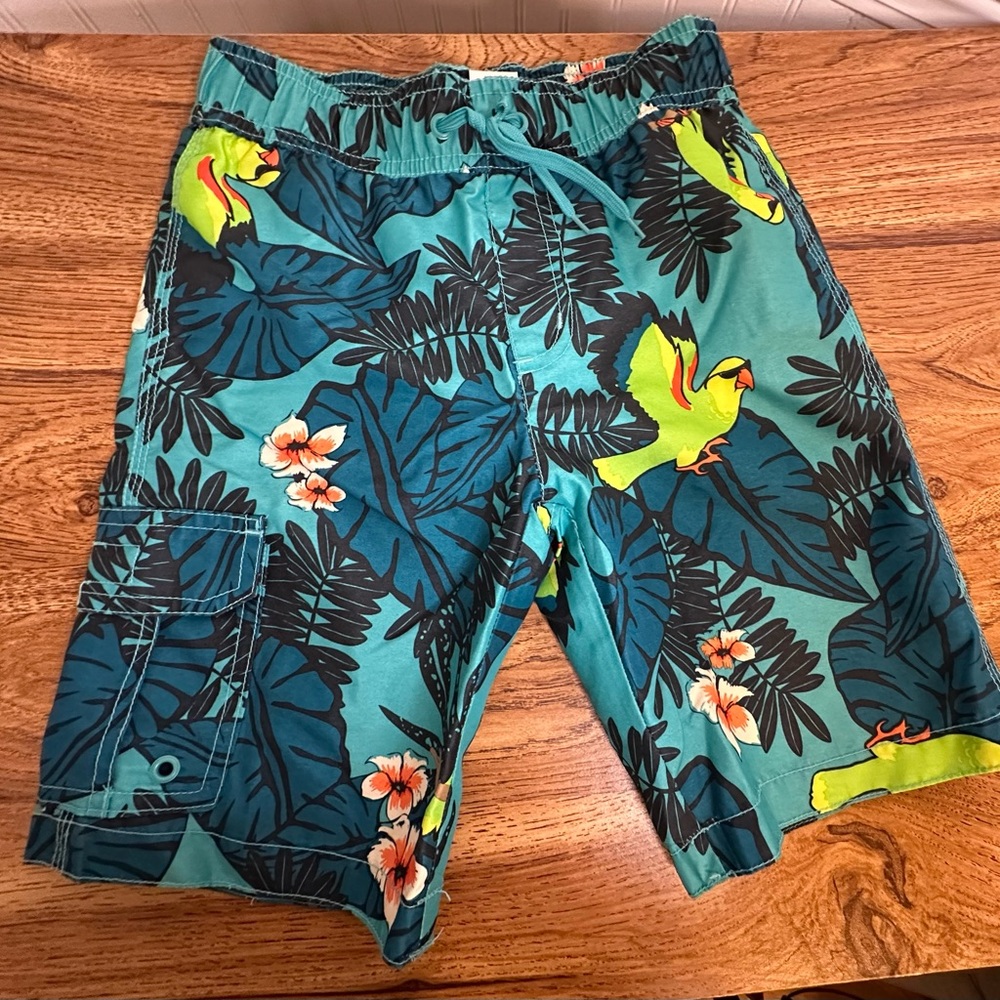 Like new kids paradise swim shorts